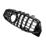 Car front grille compatible with Mercedes CLA W118 Model 2020 - 2023 GT / Black Color