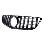 Car front grille compatible with Mercedes CW204 From Model 2008 to 2014 GT / Black Color