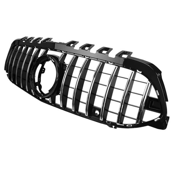 شبكة سيارة امامية متوافقة مع سيارات مرسيدس CLA W117 موديل 2019-2022 / لون كروم