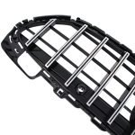 Car front grille compatible with Mercedes CW206 Model 2021 GT / Chrome Color - Image 5