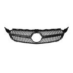 Car front grille compatible with Mercedes CW205 Model 2015 - 2018 Without Camera Hole / Diamond Chrome  Color - Image 6