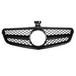 Car front grille compatible with Mercedes CW204 From Model 2008 to 2014  / AMG MAT Black Color - Image 4