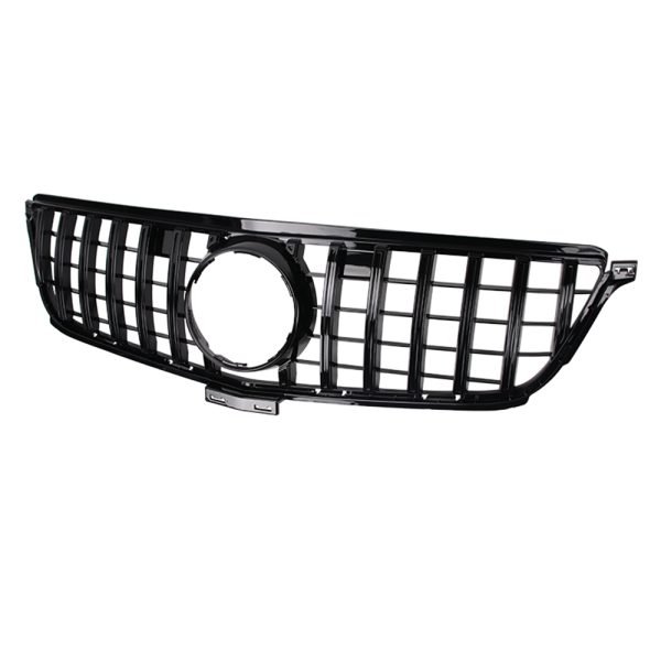 شبكة سيارة امامية متوافقة مع سيارات مرسيدس ML W166 موديل 2013-2015 GT / لون اسود