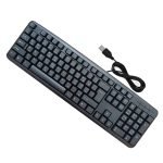 Wired keyboard with USB port, Arabic-English, convenient and comfortable for the eyes / Model K2