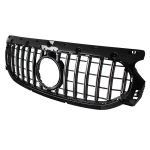 Car front grille compatible with Mercedes GLA H248 Model 2020- GT / Chrome Color