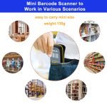 OKA laser barcode scanner - QR Code, high-quality wireless that works with Bluetooth - 2D / Model OKA HC-300RS - Image 2
