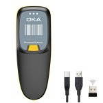 OKA laser barcode scanner - QR Code, high-quality wireless that works with Bluetooth - 2D / Model OKA HC-300RS