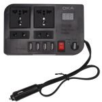 Power adapter from 12 volts to 220 volts, capacity 300 watts, works through the car lighter / Model E8982