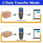 OKA Laser barcode scanner - QR Code, high-quality wireless, has a screen to show barcode reading and works with Bluetooth - 2D / Model OKA HC-300RS - Image 6