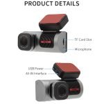 OKA Dash Cam Car Recorder 1080 HD Night Vision Infrared Sensor / Model BGV200 - Image 3