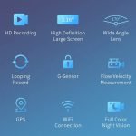 OKA Dash Cam Car Recorder 1080 HD Night Vision Infrared Sensor / Model BGV200 - Image 4