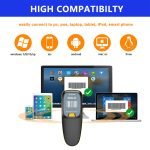OKA laser barcode scanner - QR Code, high-quality wireless that works with Bluetooth - 2D / Model OKA HC-300RS - Image 8