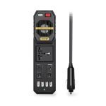 Power adapter from 12 volts to 220 volts, capacity 200 watts, works through the car lighter / Model E8981 - Image 5