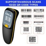 OKA laser barcode scanner - QR Code, high-quality wireless that works with Bluetooth - 2D / Model OKA HC-300RS - Image 9
