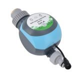 Water irrigation regulator equipped with an automatic control unit via mobile phone to control irrigation of land and agricultural gardens / Model TRT60