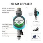 Water irrigation regulator equipped with an automatic control unit via mobile phone to control irrigation of land and agricultural gardens / Model TRT60 - Image 4