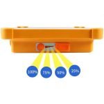 Rechargeable emergency flashlight - charged via USB or the sun / Model BBB10 - Image 4