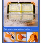 Rechargeable emergency flashlight - charged via USB or the sun / Model BBB20 - Image 2