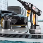 Rechargeable water pressure gun for washing cars, bicycles and windows It is equipped with three speeds / Model TTG10 - Image 3