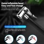 ⁦مكنسة كهربائية متعددة الوظائف للسيارة  - 4 في 1  12V - 2000mAh - 10000Pa - 120W/ موديل A3 - لون اسود⁩ - الصورة ⁦2⁩