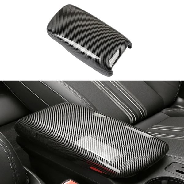 Car armrest cover (centre console) compatible with GLA / Carbon color