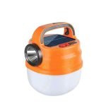Rechargeable emergency flashlight - charged via USB or the sun, 50 watts / Model HB-V70