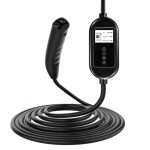 ⁦شاحن سيارة كهربائي محمول متوافق مع سيارات Tesla التي تشحن بالكهرباء  3.5 كيلو واط - 16 امبير 250 فولت  / موديل D16A1⁩ - الصورة ⁦5⁩