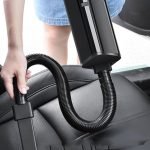 ⁦مكنسة كهربائية محمولة لاسلكية للسيارة والمنزل قابلة لإعادة الشحن 7.4V - 2500mAh - 10000Pa / موديل 8001 - لون اسود⁩ - الصورة ⁦3⁩