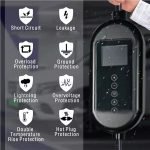 ⁦شاحن سيارة كهربائي محمول متوافق مع سيارات Tesla التي تشحن بالكهرباء  3.5 كيلو واط - 16 امبير 250 فولت  / موديل D16A1⁩ - الصورة ⁦6⁩