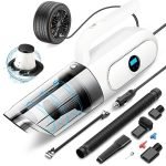 ⁦مكنسة كهربائية متعددة الوظائف للسيارة  - 4 في 1  12V - 2000mAh - 10000Pa - 120W/ موديل A3 - لون ابيض⁩ - الصورة ⁦3⁩