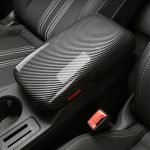Car armrest cover (centre console) compatible with GLA / Carbon color - Image 4