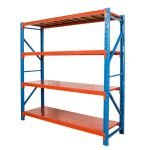 Storage and organization shelves consisting of four levels (4 shelves) for warehouses, factories and all types of commercial / Model HHD