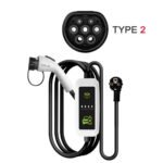 OKA Electric Car Charger Compatible with All Electric Cars 3.5 KW – 16 Amp – 250 Volt ( TYPE2 portable EV charger ) / Model YYU20