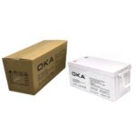 اوكا بطارية چيل للخلايا الشمسية مصنوعة من مواد عالية الجودة 12 فولت – 200 امبير