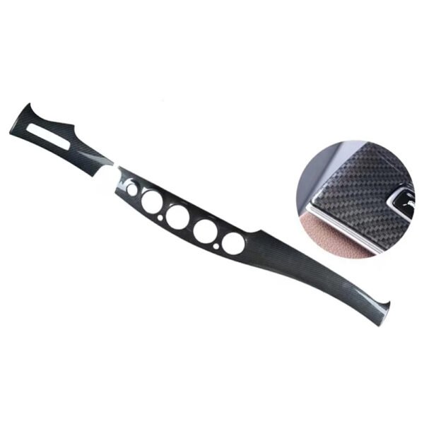 غطاء تابلوه السيارة لمرسيدس E Class 2016-2020 ( 2 قطعة ) / لون كاربون