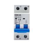 OKA double circuit breaker  63A - 500V / Model OB12Z-63
