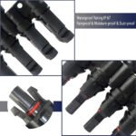 ⁦موصلات فرعة للطاقة الشمسية علي حرف T للتوصيل المتوازي بين الالواح رباعي الاتجاهات⁩ - الصورة ⁦3⁩