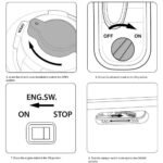 Gasoline generator in the case of power outage – 1200 watts / Model XYG1200I - Image 2