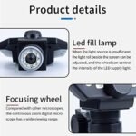 G1200 12MP Digital Microscope with 7" LCD Screen - Magnification up to 1200x | With Aluminum Alloy Stand Ideal for Electronics and Precision Soldering Inspection - Image 6