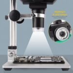 G1200 12MP Digital Microscope with 7" LCD Screen - Magnification up to 1200x | With Aluminum Alloy Stand Ideal for Electronics and Precision Soldering Inspection - Image 10