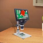 G1200 12MP Digital Microscope with 7" LCD Screen - Magnification up to 1200x | With Aluminum Alloy Stand Ideal for Electronics and Precision Soldering Inspection - Image 2