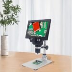 G1200 12MP Digital Microscope with 7" LCD Screen - Magnification up to 1200x | With Aluminum Alloy Stand Ideal for Electronics and Precision Soldering Inspection - Image 3