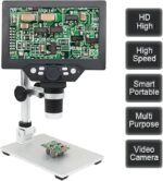 G1200 12MP Digital Microscope with 7" LCD Screen - Magnification up to 1200x | With Aluminum Alloy Stand Ideal for Electronics and Precision Soldering Inspection - Image 9