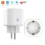 Smart socket with Wi-Fi meter, compliant with European standards, Alexa voice control, and remote control timer. - Image 3