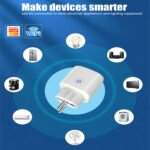 Smart socket with Wi-Fi meter, compliant with European standards, Alexa voice control, and remote control timer. - Image 6