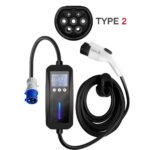 Oka Portable High-Quality TYPE2 (EV Charger)5m – 32 Amp 7 kW – Model/ D32A