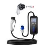 شاحن اوكا للسياراة الكهربائية محمول عالي الجودة Type2 (EV Charger) – بقوة 32 أمبير 7 كيلو وات – موديل/ D32A