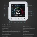 Universal Smart Thermostat for Remote Control of Air Conditioner with Color Backlight LCD Display and Temperature and Humidity - Image 3