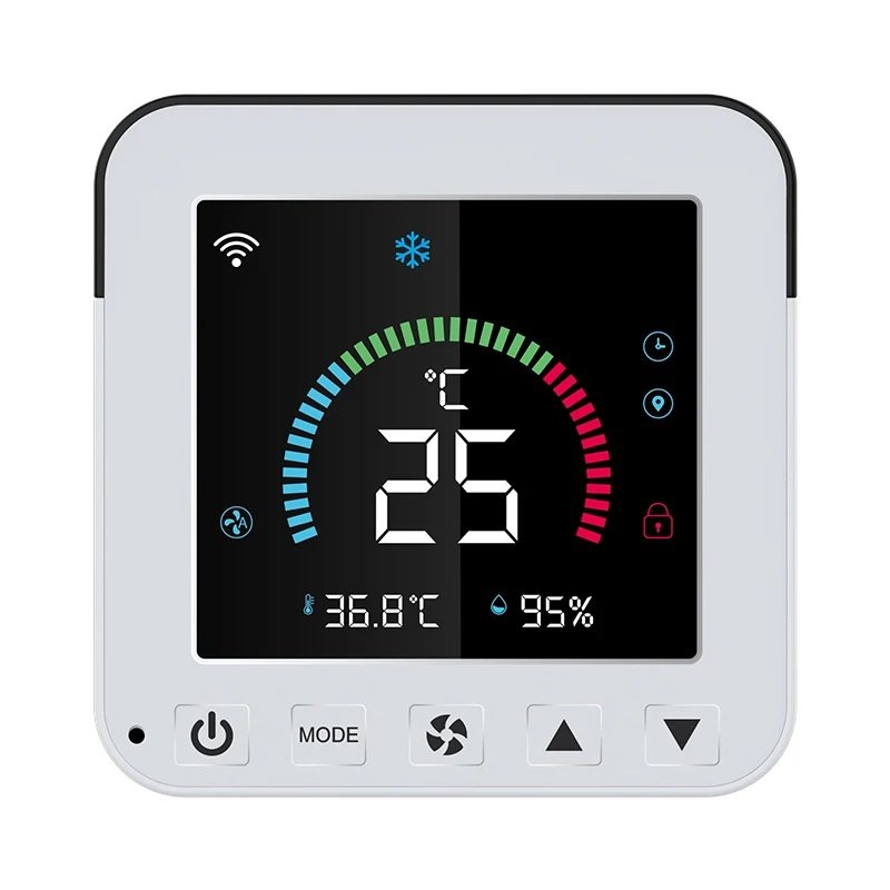 بسيسيسيسيسيسيسيسيسيسيسيسيلللللللل Universal Smart Thermostat for Remote Control of Air Conditioner with Color Backlight LCD Display and Temperature and Humidity - Image 1